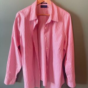 Pink Striped button down